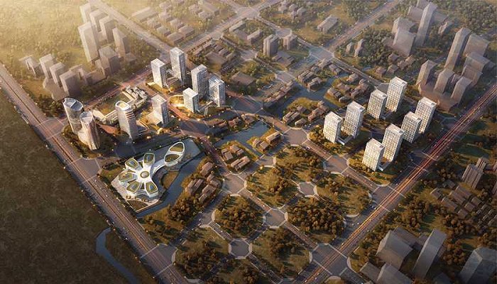 西安浐灞新區灣流大平層